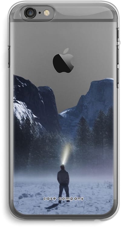 Case Company® - Hoesje geschikt voor iPhone 6 PLUS / 6S PLUS hoesje - Wanderlust - Soft Cover Telefoonhoesje - Bescherming aan alle Kanten en Schermrand
