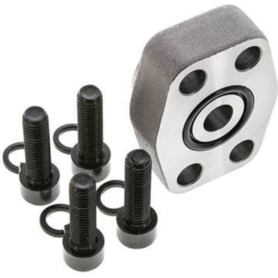 3/4'' SAE Flens 6000 psi Blank staal met G1/2'' Binnendraad ISO 6162-2