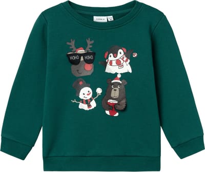 NAME IT NMMRSANTA NREG SWEAT BRU BOX Jongens Trui - Maat 92