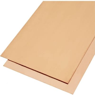 Reely Koper Blik (l x b) 400 mm x 200 mm 0.3 mm 1 stuk(s)