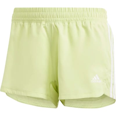 Adidas Pacer 3 Stripes Woven Korte Broek Groen L Vrouw