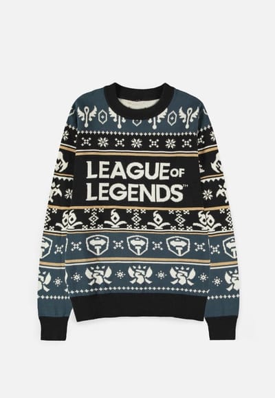 League Of Legends Kersttrui -XS- Logo Multicolours