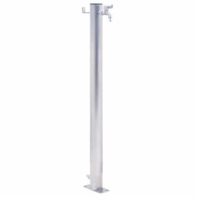 vidaXL - Waterzuil - rond - 60 - cm - roestvrij - staal