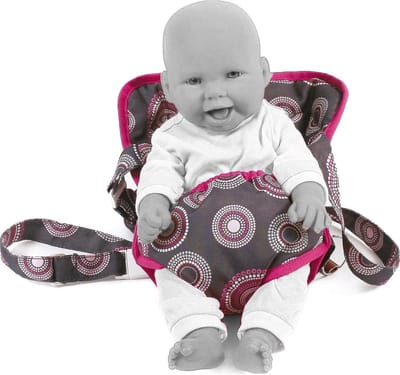 Bayer Chic 2000 - Poppen Draagzak - Hot Pink Pearls