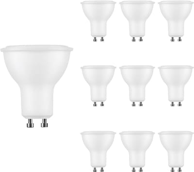 Technik GU10 LED Spot 4.7W - 350lm - 2700K - Extra Warm Wit - LED Spot Lamp - Vervangt 32W Gloeilamp - 10 stuks