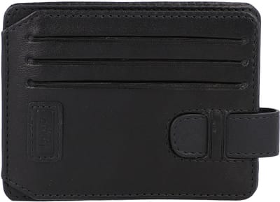 Picard Authentiek Creditcardetui Leer 10,5 cm - 6 Sleuven - schwarz