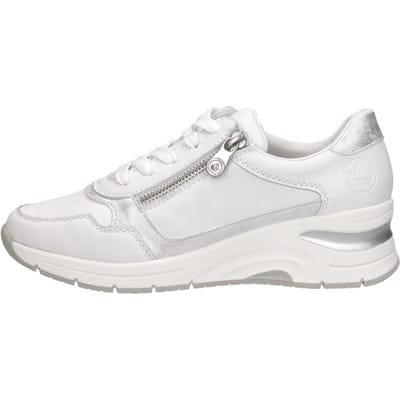 Rieker Sneakers - Dames - Wit - Maat:36