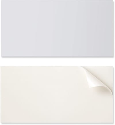 Zelfklevend vinyl wandpaneel 100x50 cm lichtgrijs