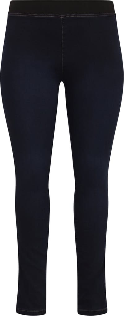 YOEK Dames Jeans met een elastieken tailleband