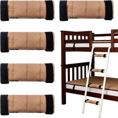 Stapelbed Laddermatten - Slaapzaal Accessoires - Veilig Klimmen - Antislip Materiaal - 4 Delen Set