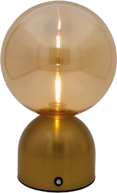 Luxus Europe - Tafellamp Touch Lina Goud - Draadloze LED Tafellamp Binnen - USB-C Oplaadbaar - Touchbediening - Dimbaar - 3 Lichtkleuren