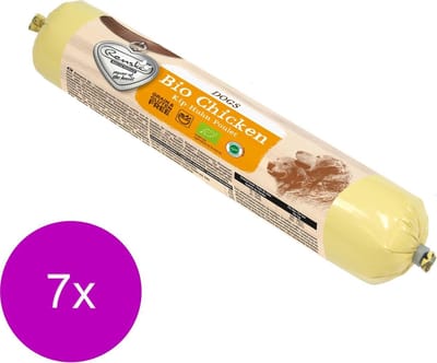 Renske Adult Bio Worst 500 g - Hondenvoer - 7 x Kip Graanvrij - NL-BIO-01