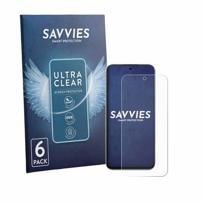 Savvies - Screenprotector voor Oppo K14 - Folie Beschermfolie transparant 6 Stuks