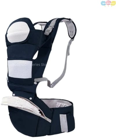 ITRONIQ Draagzak Baby - Babydraagzak Verstelbaar - Ergonomische Baby Carrier 3 in 1 - Buik En Rug - Comfortabel - Grijs