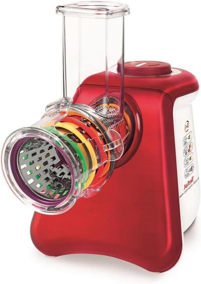 Elektrische Rasp - Keukenmachine - Snel Groenten Snijden - Vijf Functies - 176 Kilogram - Rood