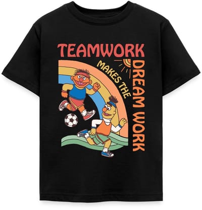 Sesamstraat Ernie En Bert Teamwork T-Shirt Kinderen