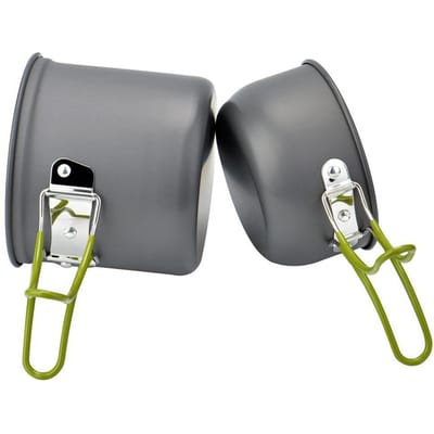 Ultralicht Camping Kookgerei Bestek outdoor servies set Wandelen Picknick Backpacken Camping Servies Pot Pan 1