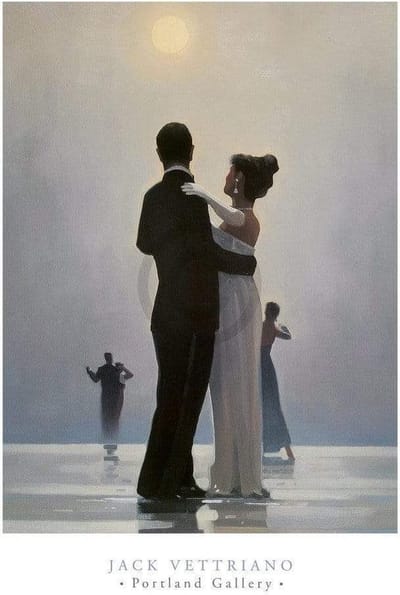 Kunstdruk Jack Vettriano - Dance Me to the End of Love 60x80cm