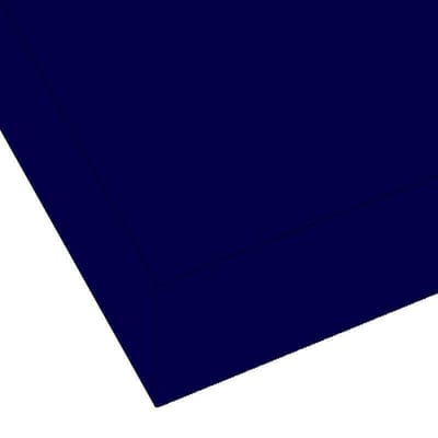 Acanthus Hoeslaken - Donker Blauw - 1 Persoons - 80x200