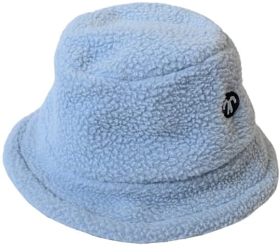 Ducksday - Winter muts - Bucket hat - Sherpa fleece - Teddy - unisex - Lichtblauw - Maat S
