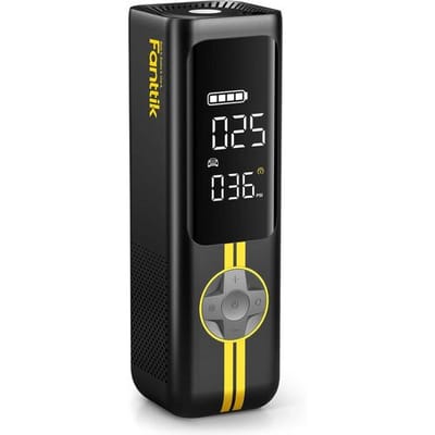Fanttik X8 APEX draagbare luchtcompressor voor banden, 1 min sneldrukking, 150 PSI draadloze bandeninflator met LED-dualscherm, geschikt voor MPV,