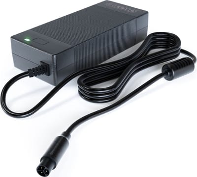 GO SOLID! ® Oplader geschikt voor Watt elektrische fiets 42V / 2A (3 polig)