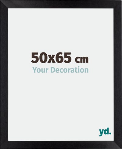 Your Decoration - Fotolijst 50x65 cm - MDF - Zwart Mat - Mura