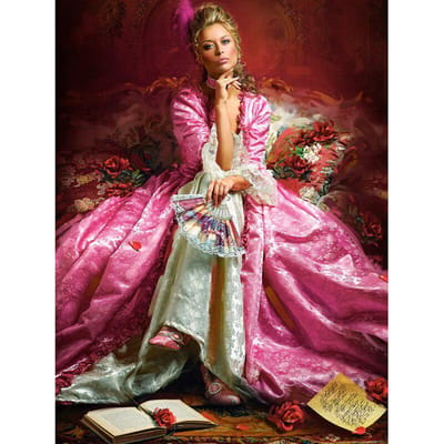 5D DIY diamant borduurwerk de liefdesbrief diamant schilderij kruissteek strass woondecoratie 20X30CM pink