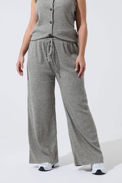 Limited Collection Grijze Broek Met Trekkoord En Wijde Pijpen Size 42