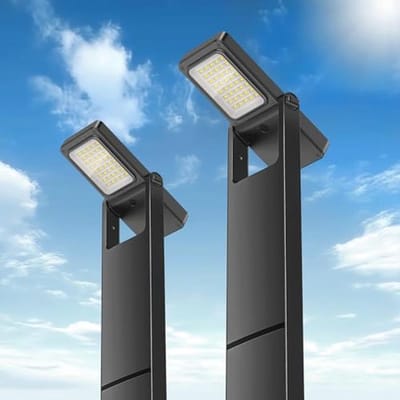 Solarlamp voor buiten 300 lumen 2200 mAh met warmwit licht en waterdichte IP65
