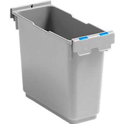 Inzetstuk 6 liter voor enkele rolemmer Poly II, markering, blauw