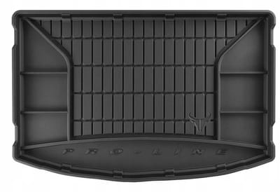 FROGUM TM Kofferbakmat - Geschikt voor KIA Rio IV Hatchback (2016-2020) - TPE Rubber - Zwart