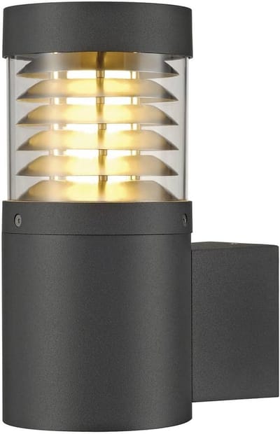 Wandopbouwarmatuur voor buitenverlichting - E27 IP54 20W antraciet