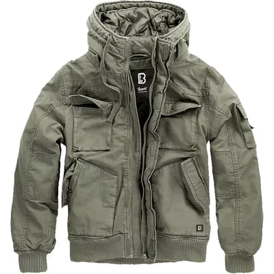 Brandit Winterjas - Bronx - S tot XL - voor Mannen - olijf