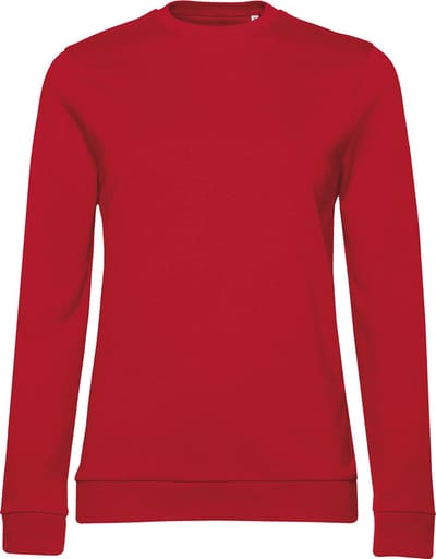 Sweater 'French Terry/Women' B&C Collectie maat L Rood