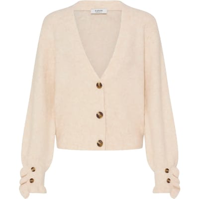 b.young - BYOMEA FRILL CARDIGAN - Dames - Cardigans