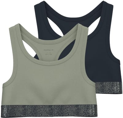 NAME IT NKFSHORT TOP 2P NOOS Meisjes Ondergoed - Maat 122/128