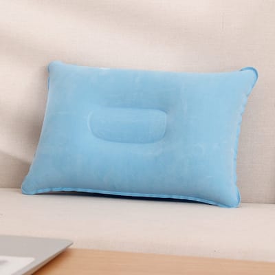 Opblaasbare kussens - Meerdere opblaasbare kussens, perfect voor reizen/kamperen/buitenactiviteiten/vissen - Opblaasbare kussens - Ultralichte, waterbestendige kussens, Hemelsblauw