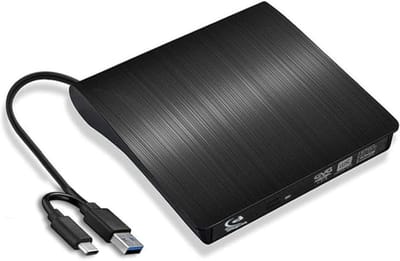 Externe Blu-ray Drive - Optisch Station - Media Afspelen - USB 3.0 C Connectie - 6x Leessnelheid - Zwart