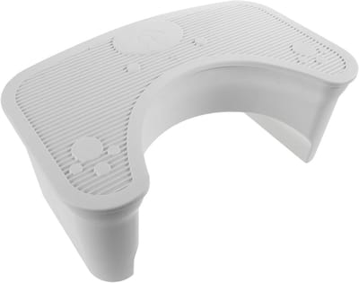 Toiletkrukje - Voetensteun Badkamer - Verbeteren Houding - Antislip Constructie - 39.5 x 24 x 16 cm - Wit