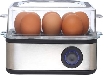 Multifunctionele eierkoker met inzetstuk voor gepocheerde eieren - 500 W