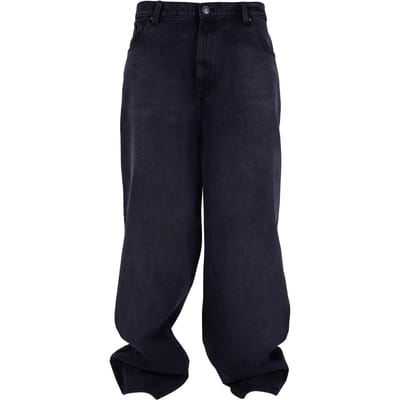 Urban Classics - Heavy Ounce Baggy Fit Jeans Wijde broek - Taille, 30 inch - Zwart