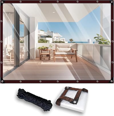Waterdicht Transparant Zeil - Beschermend Doek - Tuin Beschermen - Scheurvast UV Bestendig - 125 x 500 cm - Transparant