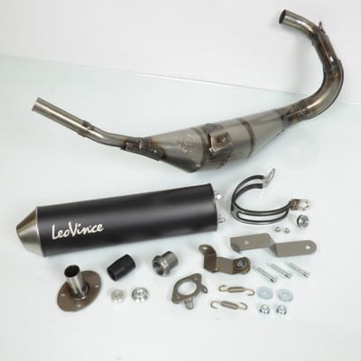 Pot d échappement Leovince pour Moto Derbi 50 Senda Drd X-Treme 2004 à 2017 3408BN /HM V6 noir passage bas Neuf