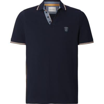 Babista herren Poloshirt - 48/50 - donkerblauw - Plus Size
