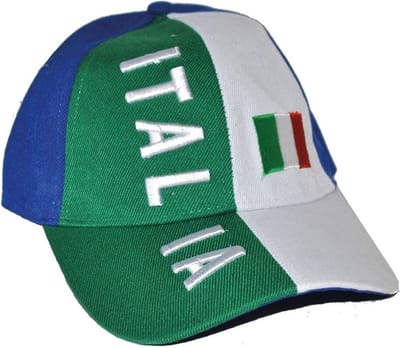 Funny Fashion baseball cap Italie - voor volwassenen - landen/EK/WK - supporters