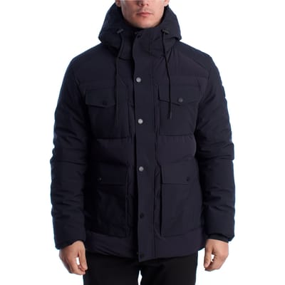 Heren Gevoerde Parkajack met Kap US40127016
