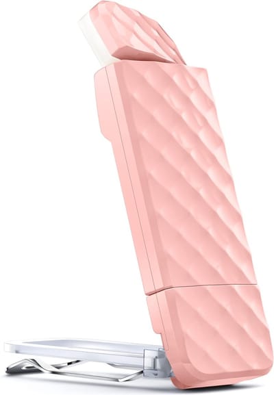 Leeslampje-LED -leeslampje-3 kleuren en 5 helderheid-nachtlampje-80 uur gebruik-USB-oplaadbaar-Geschikt voor boekenliefhebbers, volwassenen, kinderen-Leeslampje (roze)