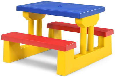 Picknicktafel - Kinderen - Tuintafel - Multifunctionele Picknick tafel - Speeltafel - Geschikt voor Buiten