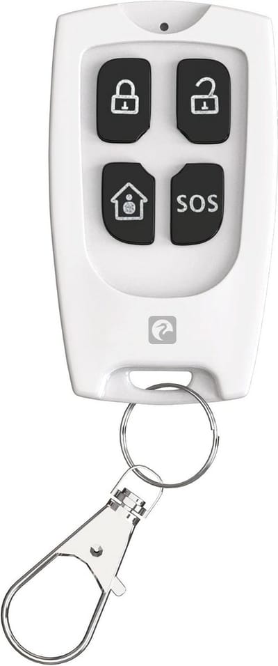 Smart Afstandsbediening - Alarm Bediening - Huis Beveiligen - Met SOS Knop - 0.02 Kilogram - Wit
